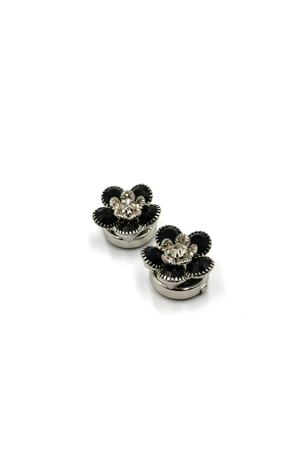 Black Petaled Button Cover