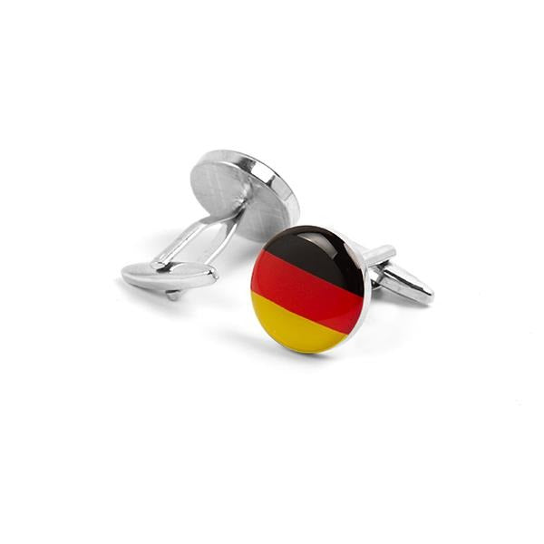 Novelty Cufflinks - Round flag Of Germany - Cuffz