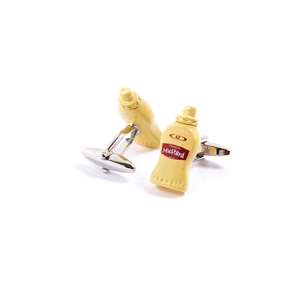 Novelty Cufflinks - Mustard - Cuffz