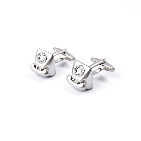 Novelty Cufflinks - Vintage Rotary Dial Up Phone - Cuffz