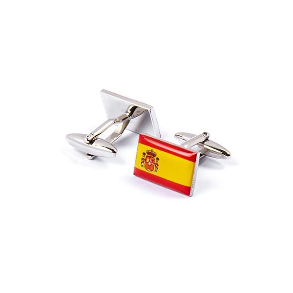 Novelty Cufflinks - Flag Of Spain - Cuffz