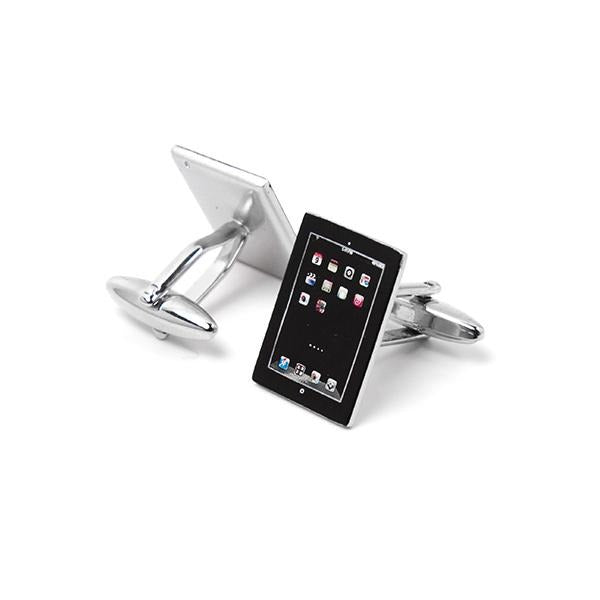Novelty Cufflinks - Black Digital Tablet - Cuffz