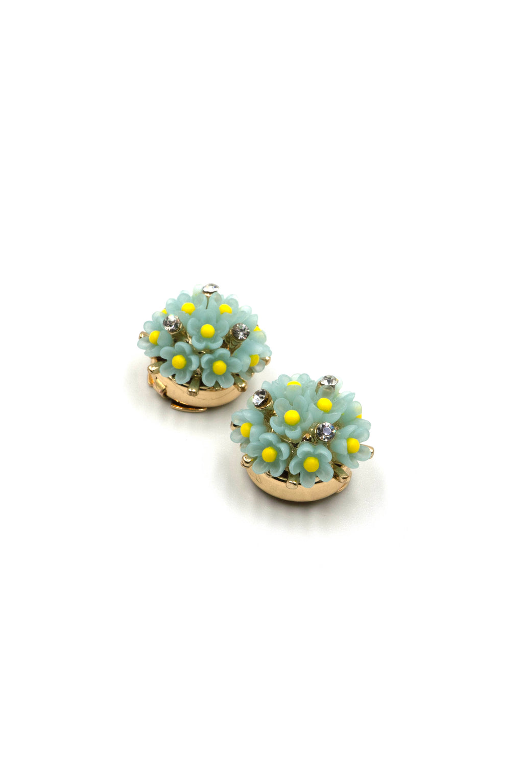 Green Bouquet Button Covers