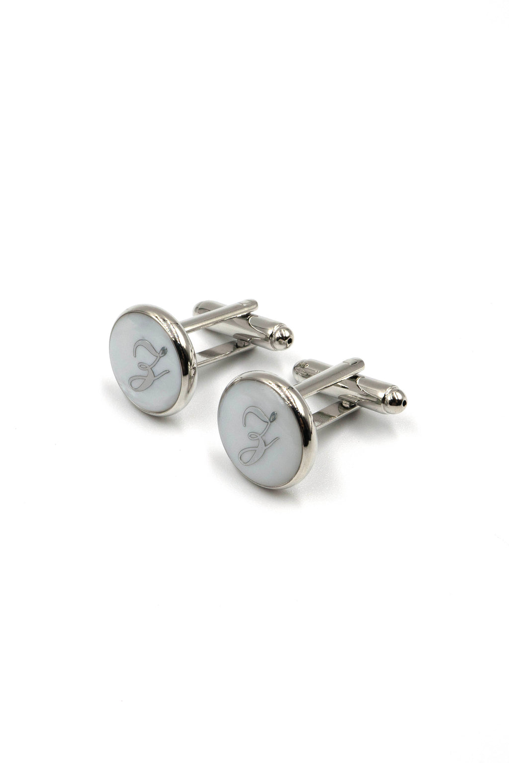 Mother of Pearl Alphabet Cufflinks : Letter Z