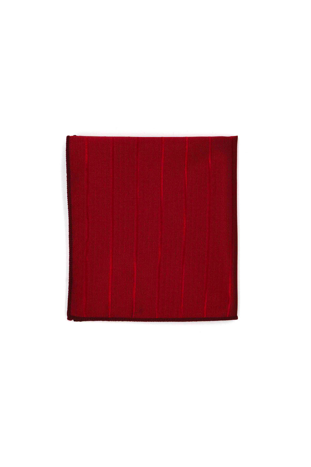 Maroon and Red Stripes Pocket Square