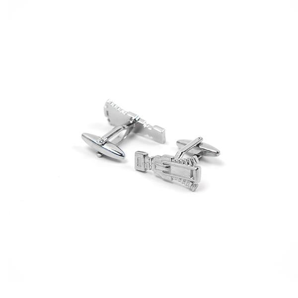 Novelty Cufflinks - Silver Zipper - Cuffz