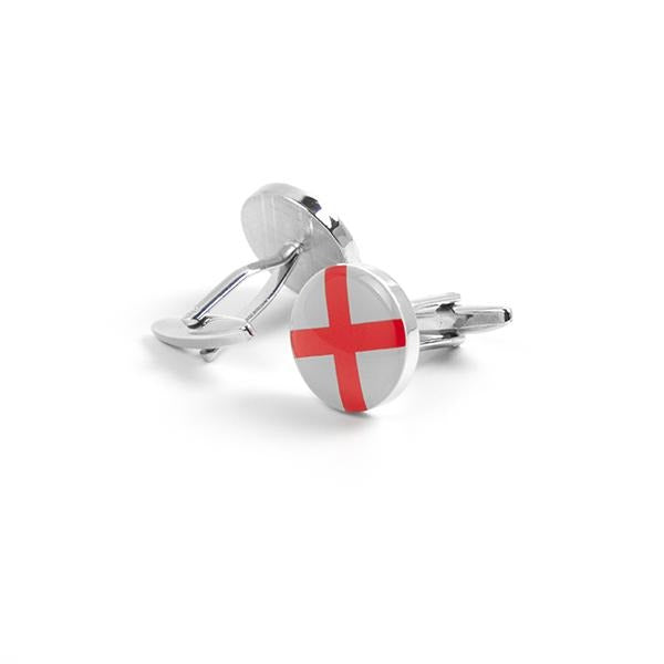 Novelty Cufflinks - Round flag Of England - Cuffz