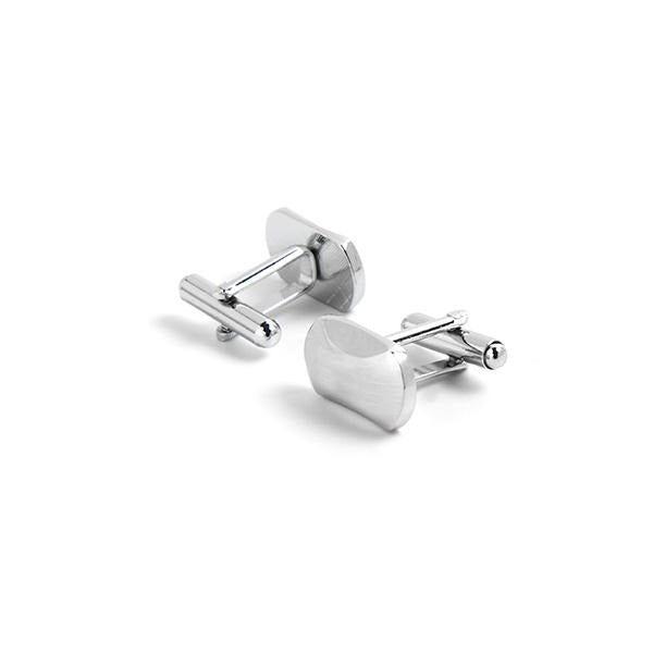 Classic Silver Cufflinks 1071 - Cuffz