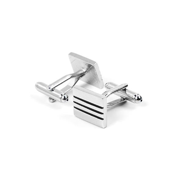 Classic Silver Cufflinks 1101 - Cuffz