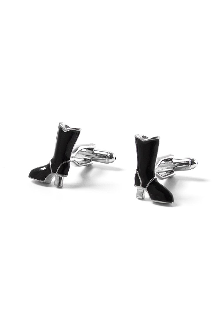 Novelty Cufflinks - Black Ladies Boots - Cuffz