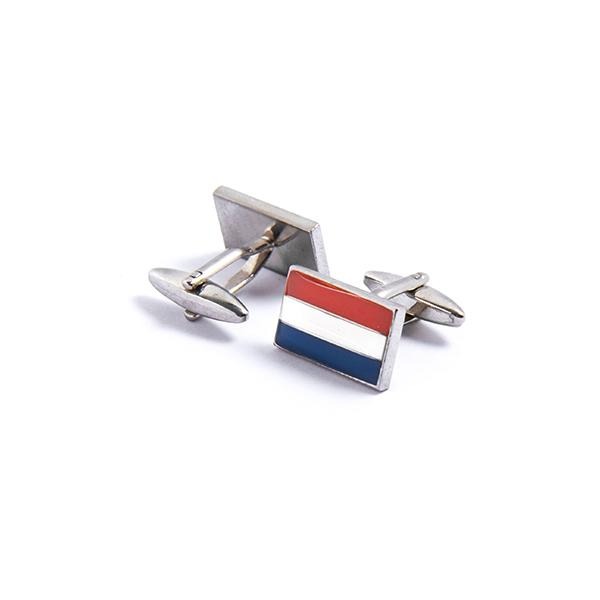 Novelty Cufflinks - Flag Of Netherlands - Cuffz
