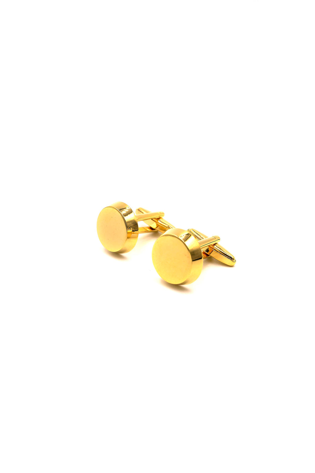 Classic Gold Round Cufflinks