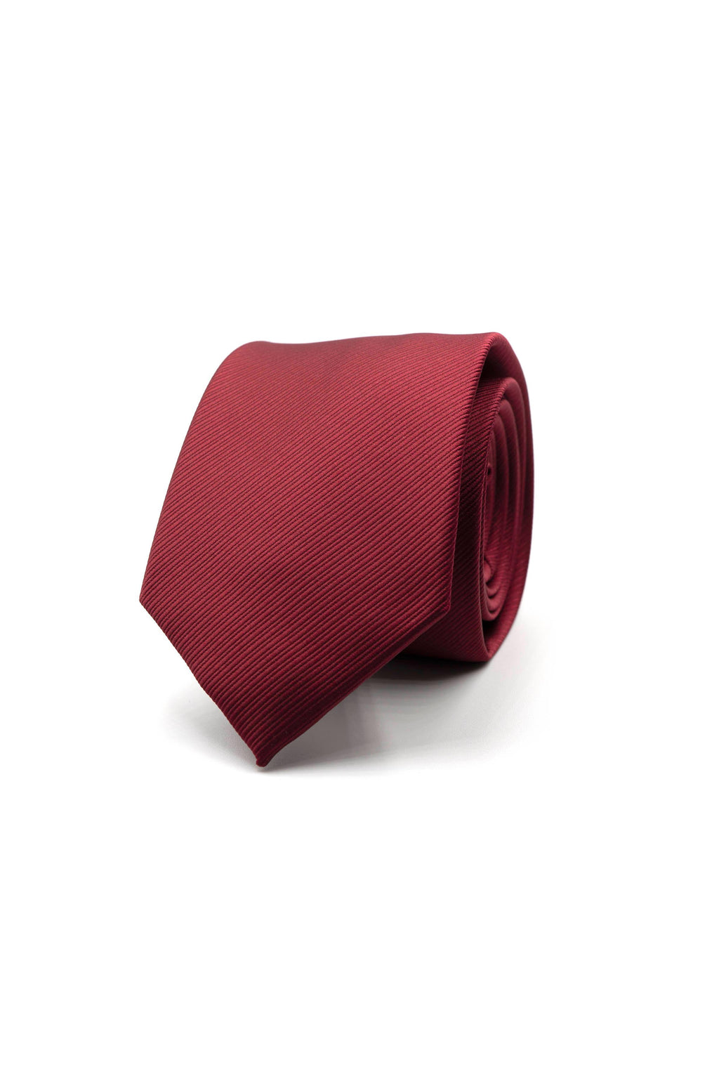 Maroon Twill Necktie - Cuffz