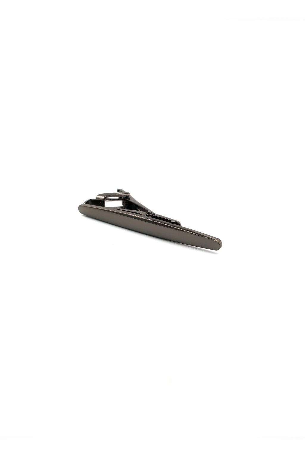 Gunmetal Hinged Tie Clip